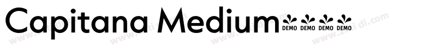 Capitana Medium字体转换